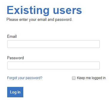 Existing user fields